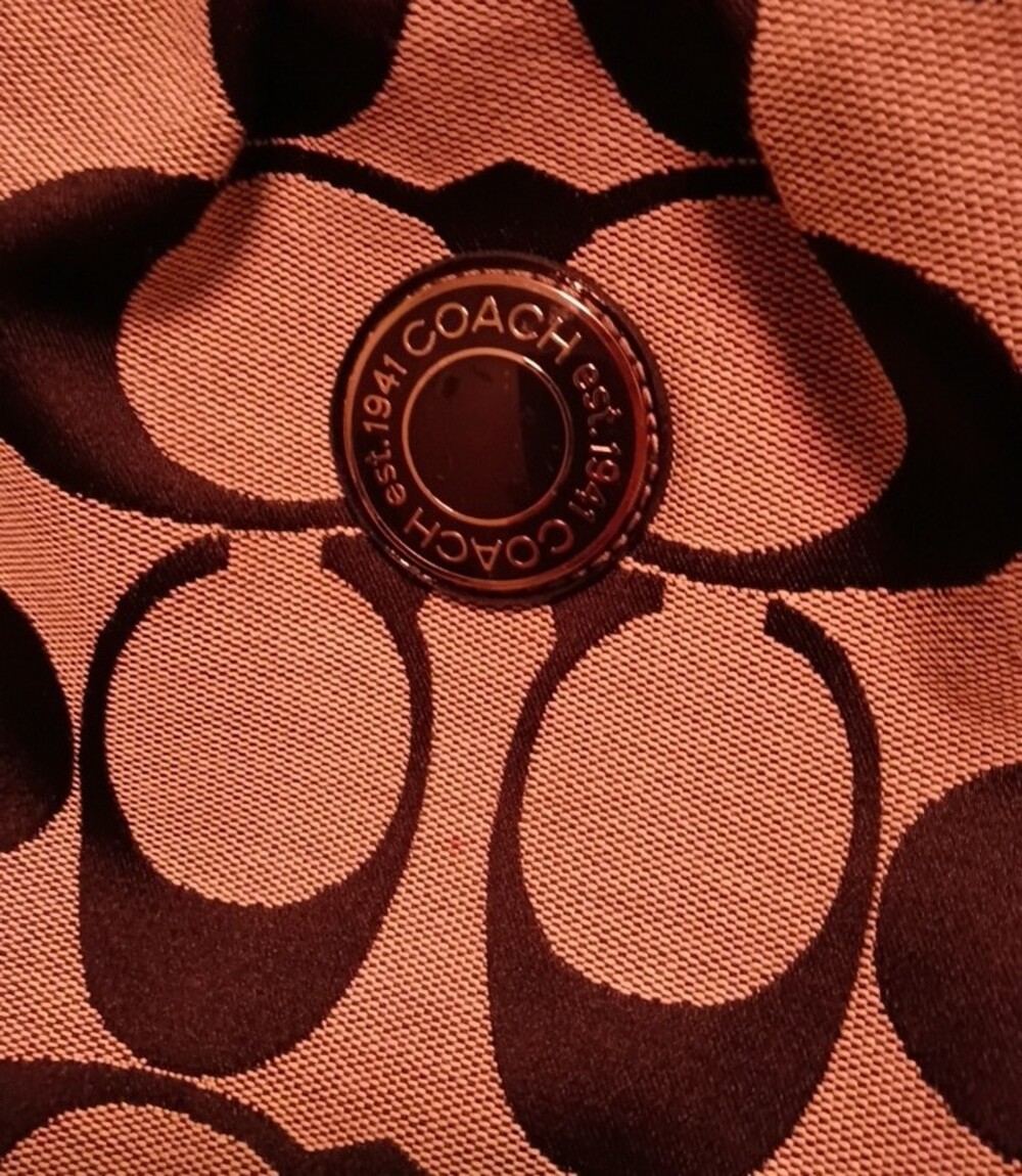 Vintage Y2K Coach Signature Jacquard Backpack - Picture 2 of 11